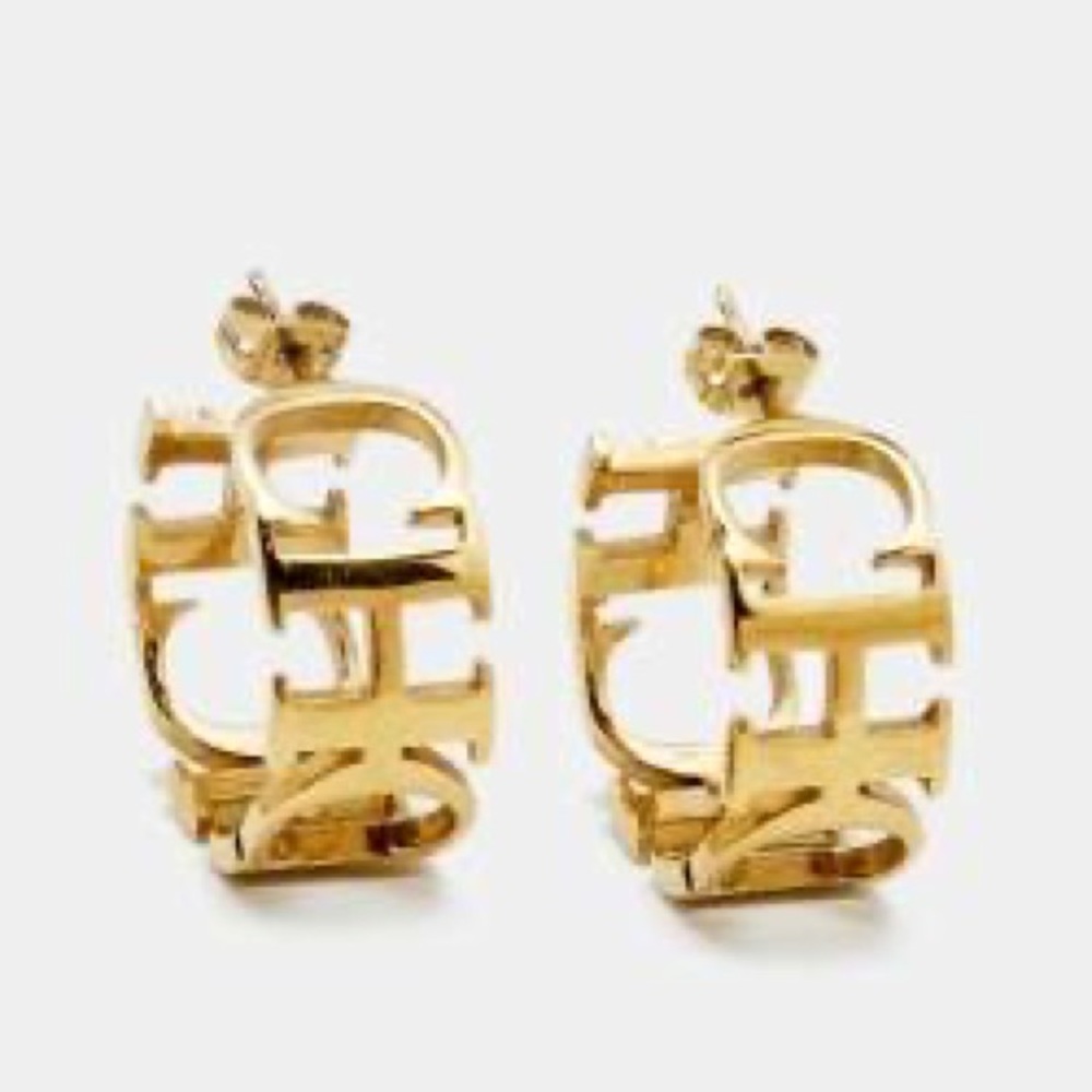 Carolina Herrera Gold Hoops